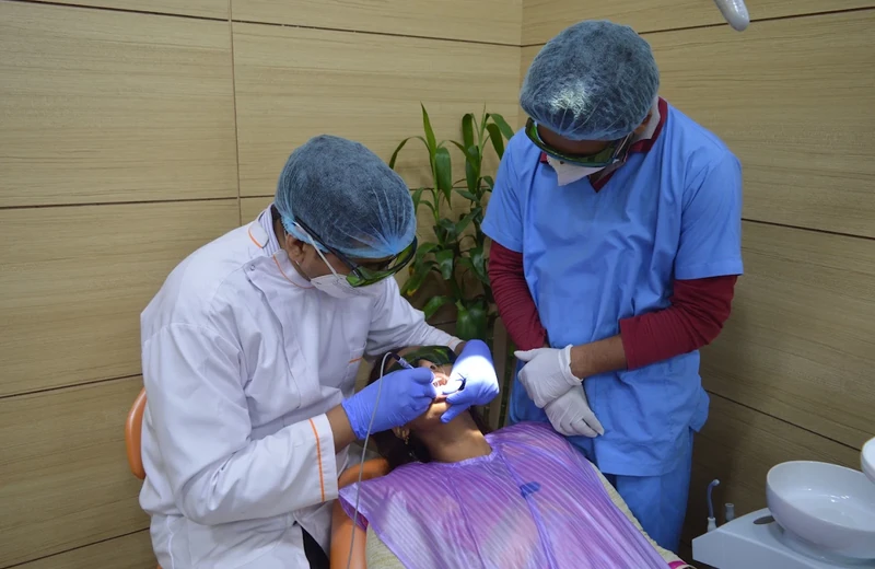 Cosmetic dentistry at Root Care Dental Clinic, Sector 49 Gurugram
