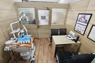 Dental consultation room at Root Care Dental Clinic, Sector 49 Gurugram