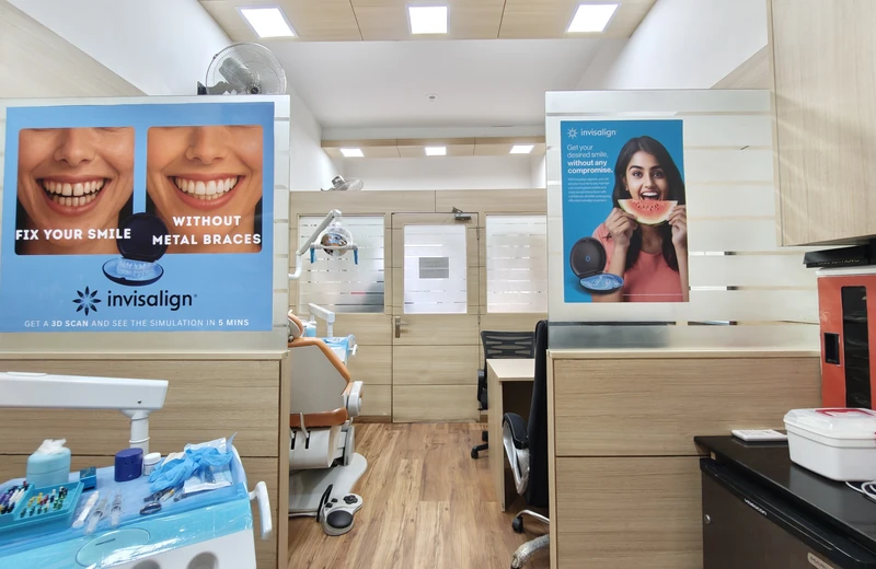 Invisalign clear aligner treatment at Root Care Dental Clinic, Gurugram